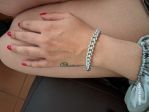 BRACCIALE PLACCATO ORO BIANCO